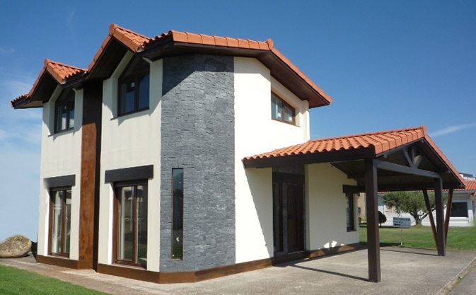 casa-prefabricada-rústica-acero