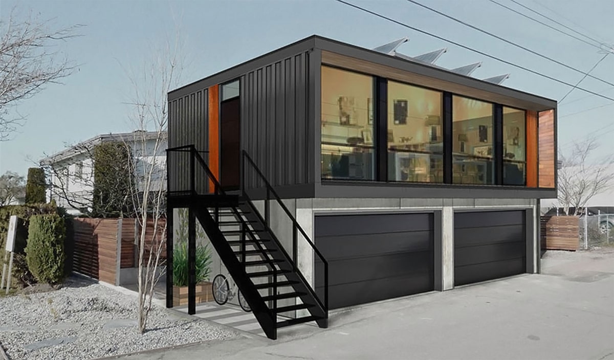 casa-contenedor-plegable-negra