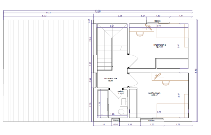casa-prefabricada-H118-planos-primera-planta